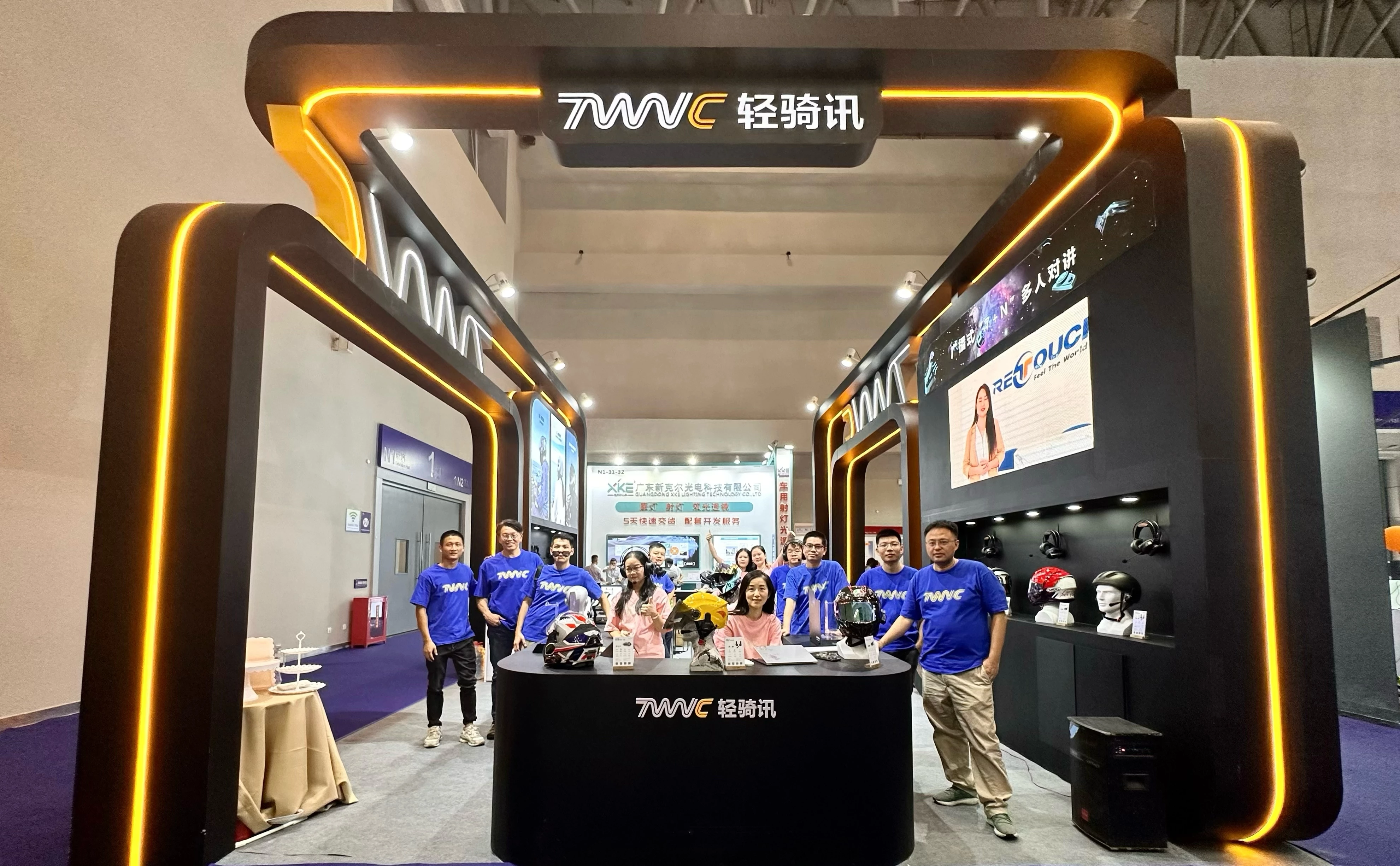 TWVC Teams at Chongqing International Motorcycle Exhibition